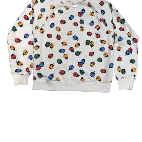 Hanna Andersson Ladybug French Terry Sweatshirt size 10 - Picture 2 of 4